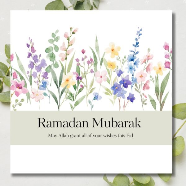 ramadan mubarak card