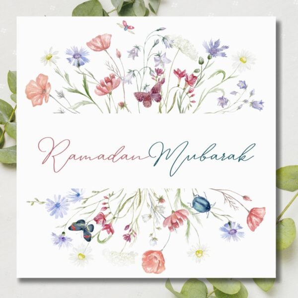 ramadan mubarak card