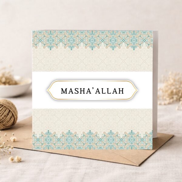 masha’allah, well done card