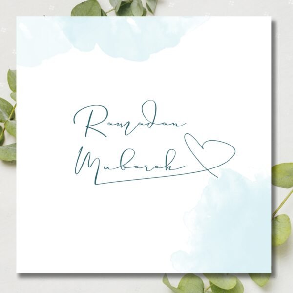 ramadan mubarak card