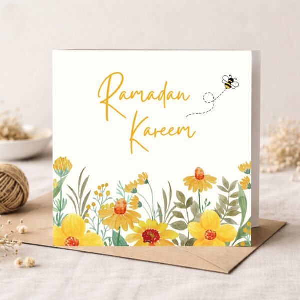ramadan mubarak card