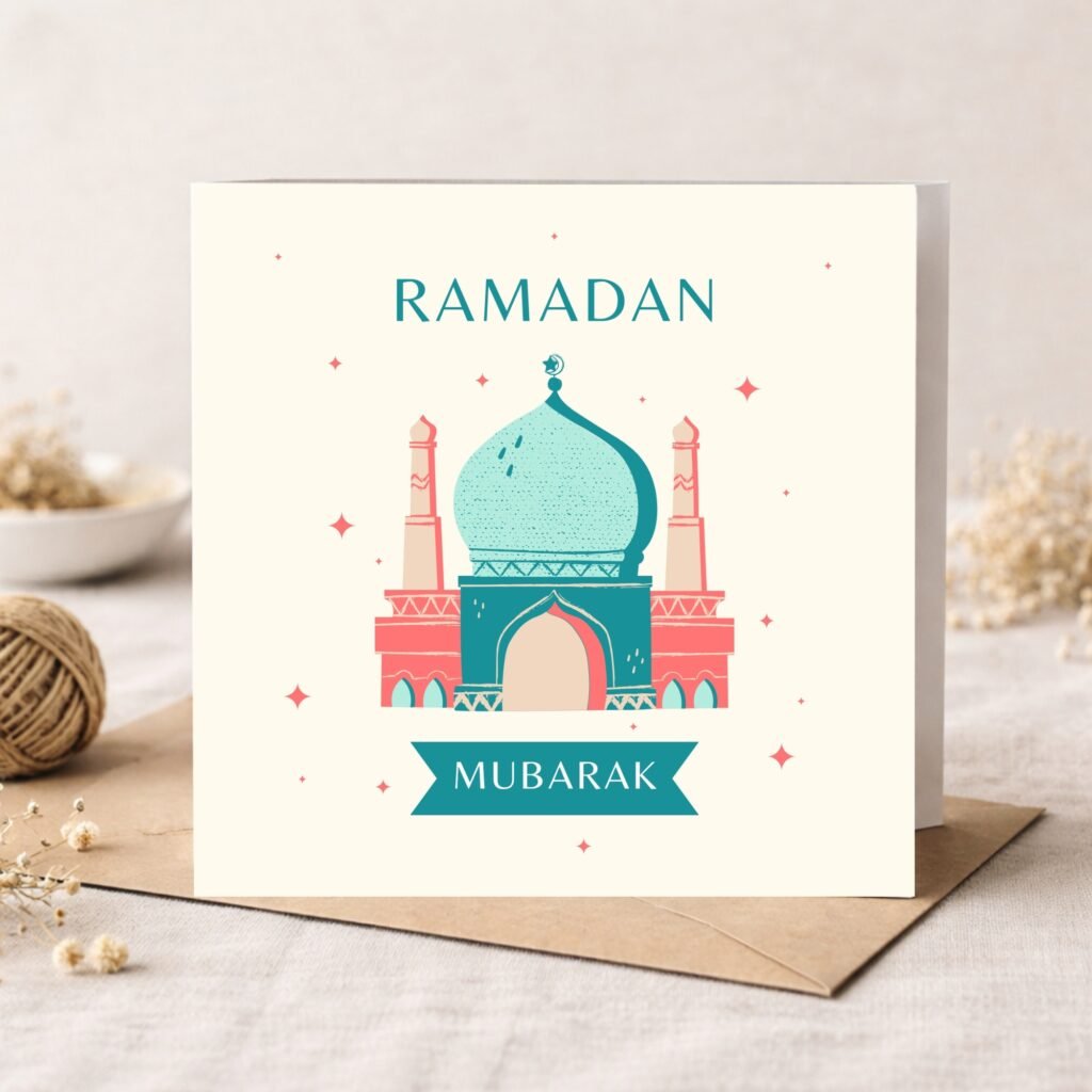 ramadan mubarak card