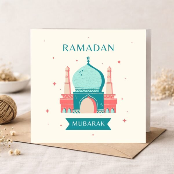ramadan mubarak card